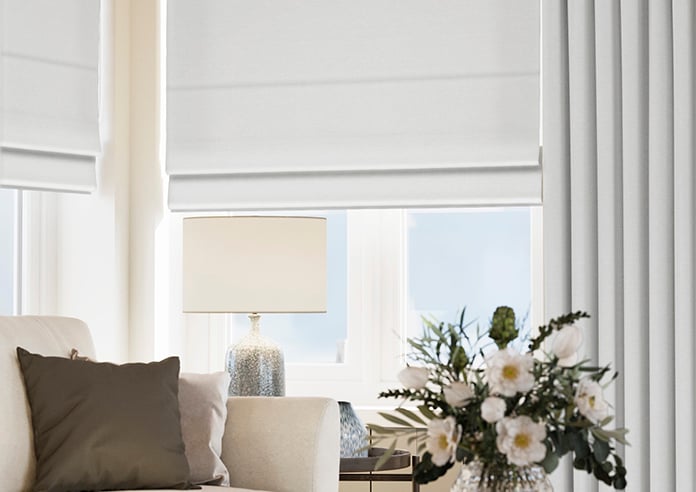 Norleigh, Dove - Twist&Fit Roman Blind - Image 5